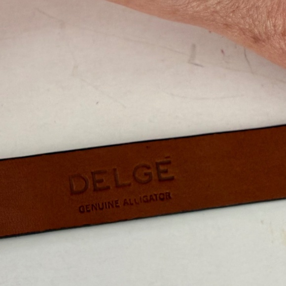 UNISEX ALLIGATOR LEATHER WRAP BRACELET - Picture 3 of 3